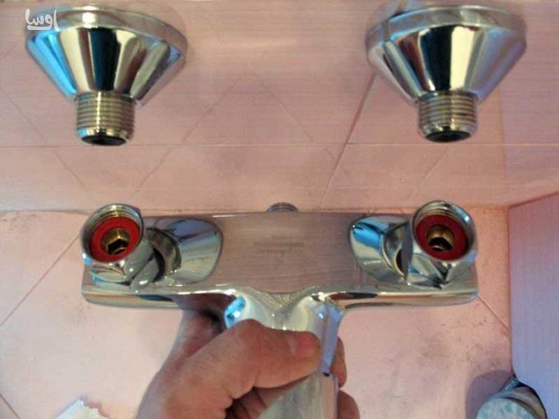 تعمیر شیر مخلوط دوش قدیمی